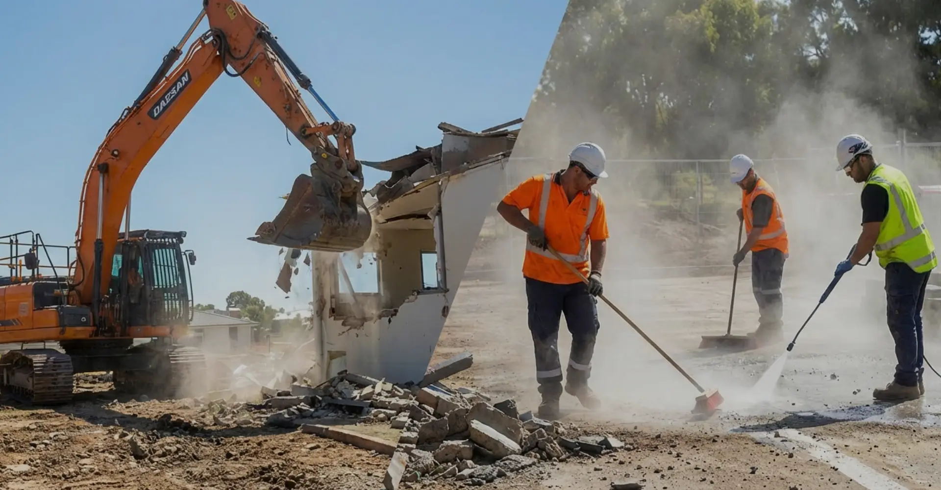 Schoon, vlak en klaar voor de volgende fase. Opruim- en Sloopwerk